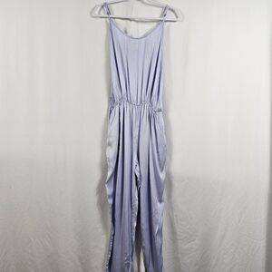 Overlover Arden Jumpsuit in Angel Blue - Size M